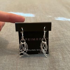 NWT Primrose Sterling sliver dangle earrings